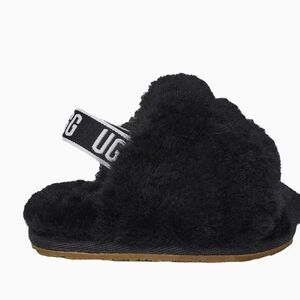 Ugg Fluff Yeah Infant Slides- Black